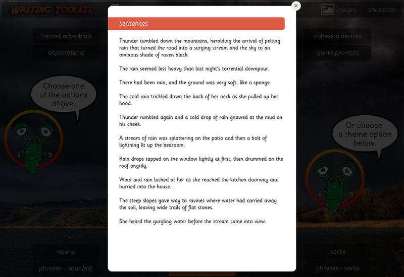 Writing toolkit - support writing at key stage 2